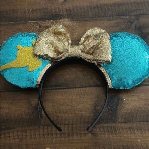 Sequin Mouse Ears Headband with Bow